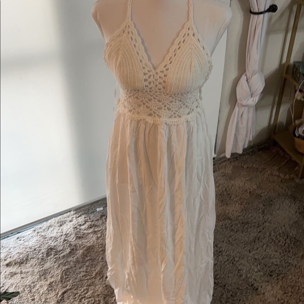 Lilbetter beach 🏖 dress Crocheted top so beautiful and perfect for the beach